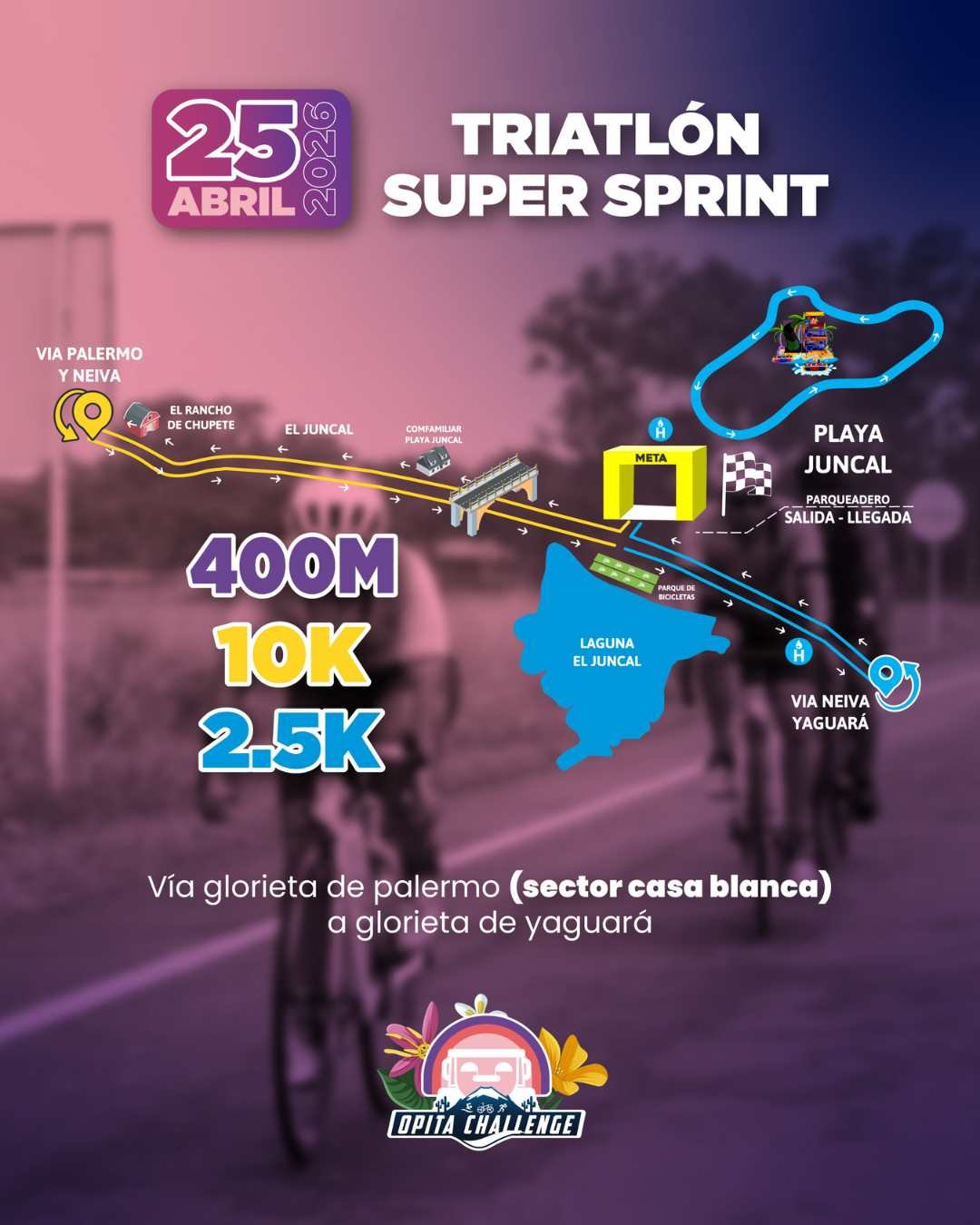 Recorrido Triatlón Super Sprint