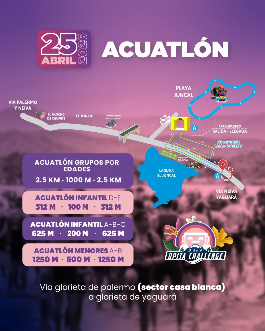 Recorrido Acuatlón